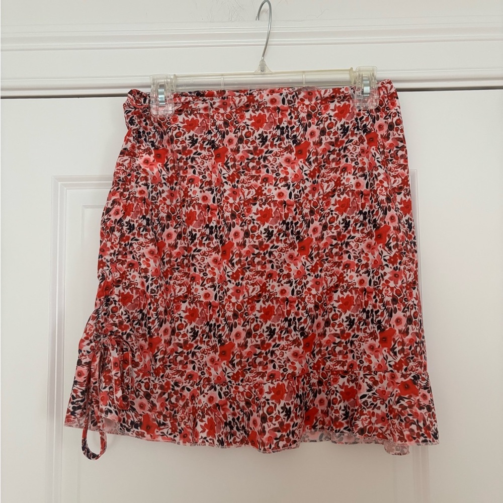 Floral Pink/Red Skirt